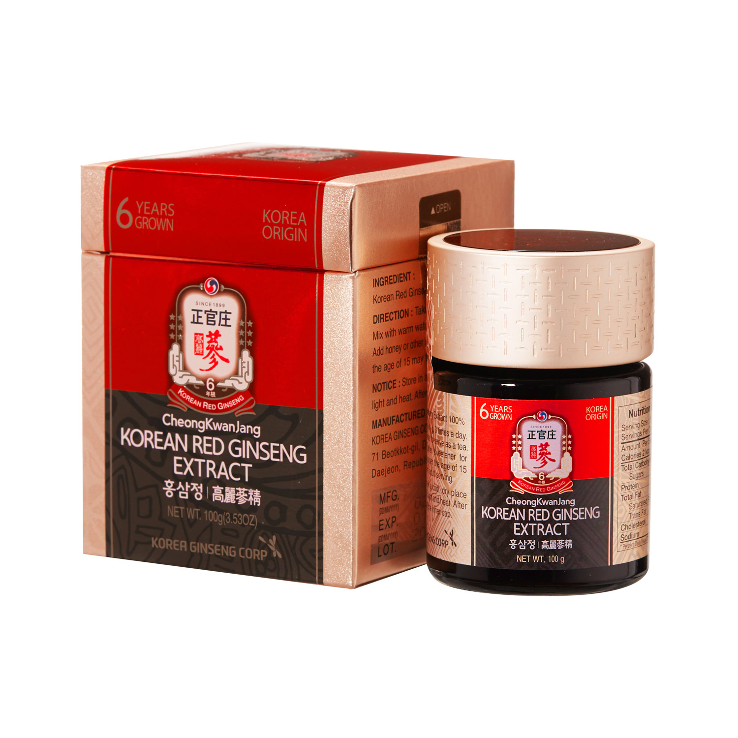 正官庄 KOREAN RED GINSENG EXTRACT 110g×3食品/飲料/酒 - www.valentini.ge