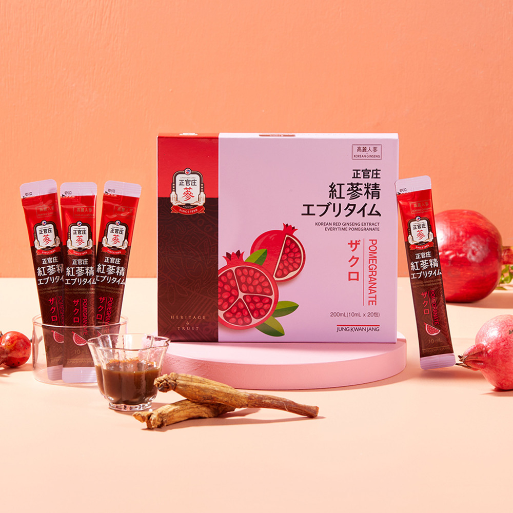 紅参精 エブリタイム ザクロ 20包