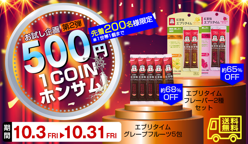 ワンコイン体験セット