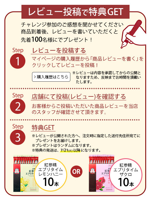 購入履歴はこちら