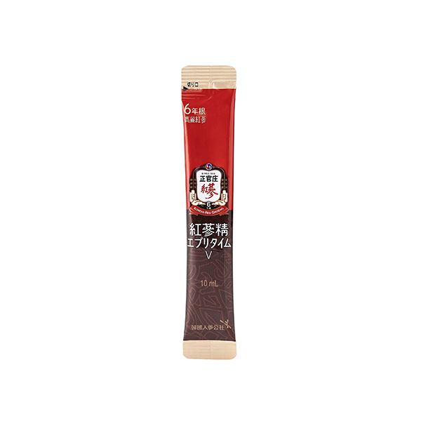 正官庄　紅参精 エブリタイムV (10ml×40包） 正官庄 【正官庄 日本公式】紅参精エブリタイムV (バリュー)【お