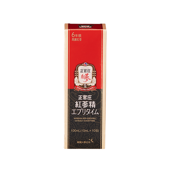 『正官庄』紅参精エブリタイム(10ml×30包・液状タイプ） ジョンガンジャン 健康補助食品 韓国食品